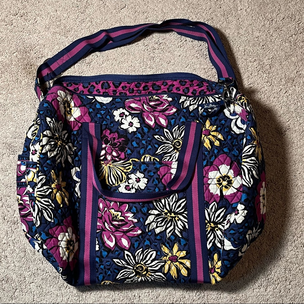 Vera Bradley Round Duffle in African Violet